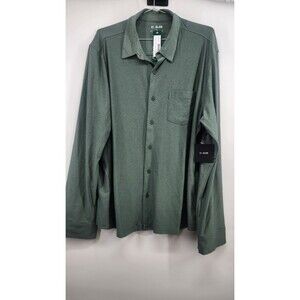 01.Algo Men's Green XL Lightweight Performance Jersey Knoven Shirt NWT